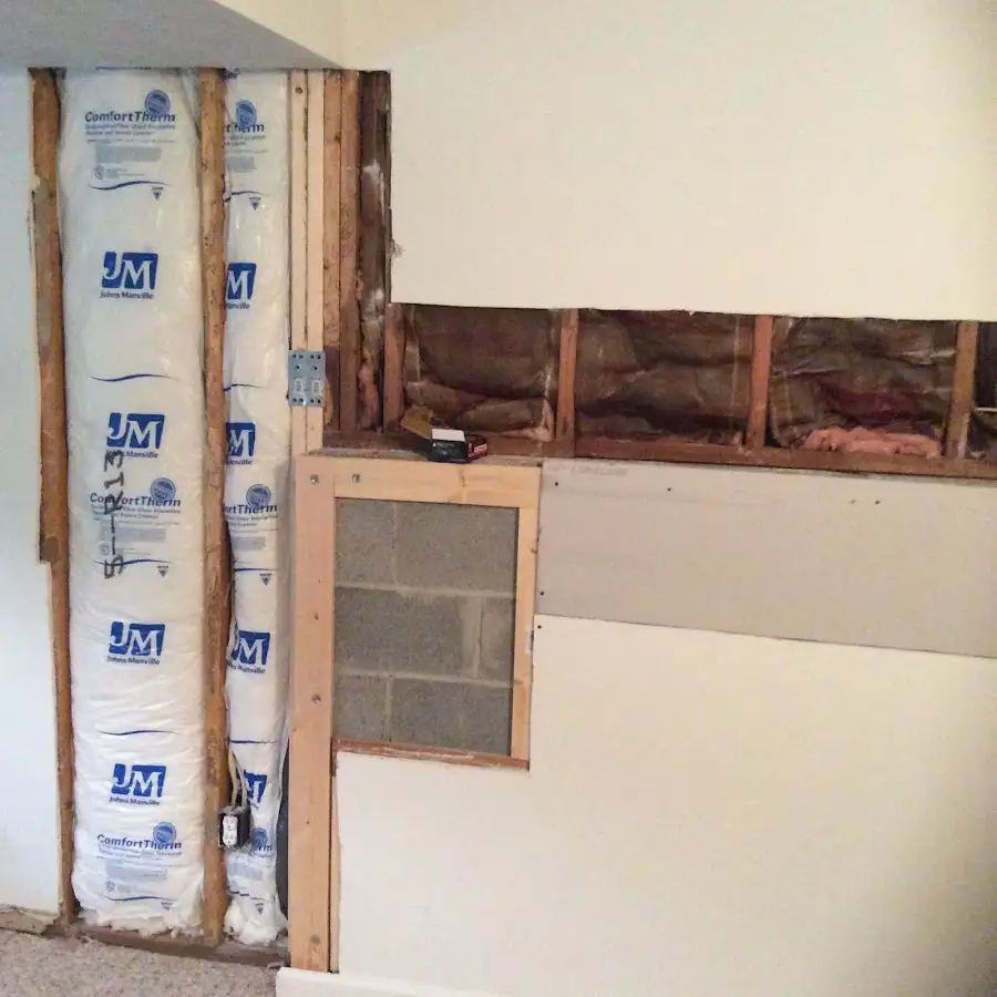 Wall insulation replacement during Contents Cleaning & Restoration in Elizabethtown